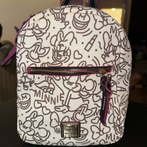 Stylish Women's Backpack with Black and Pink Details